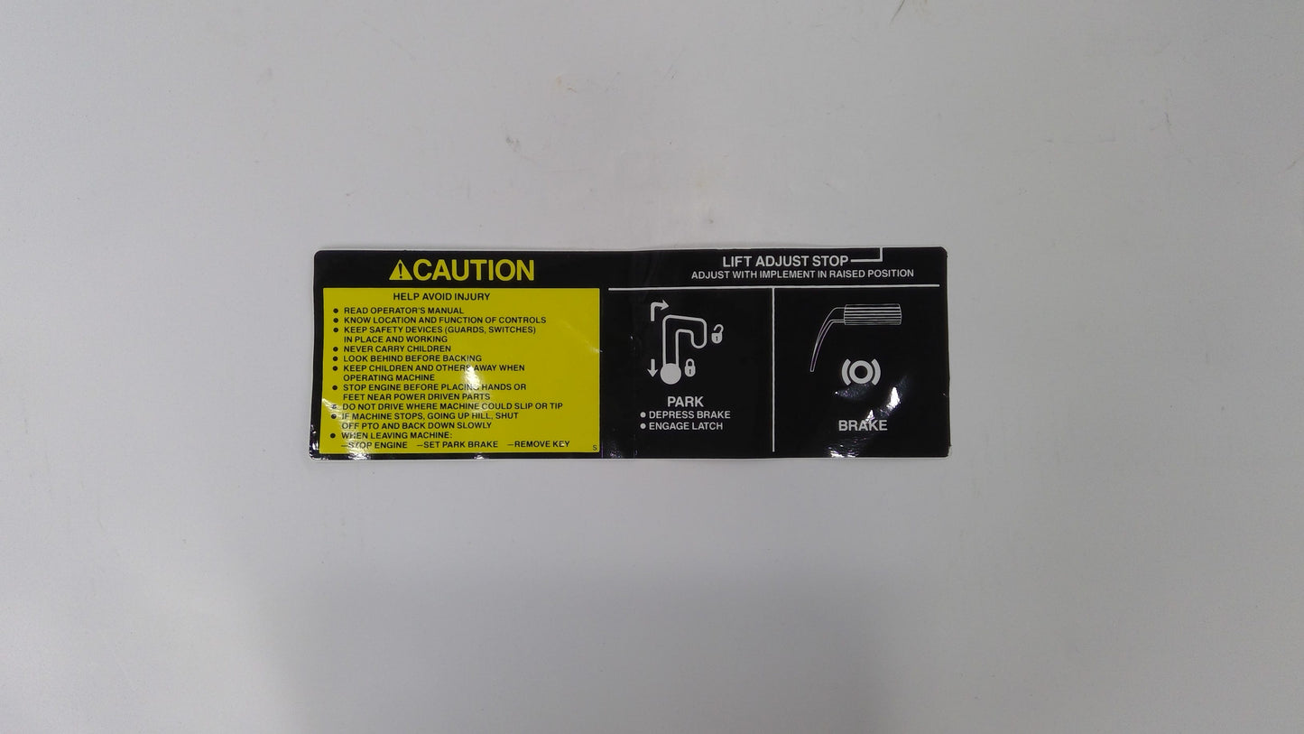 New OEM Genuine John Deere Label, Part # M71235