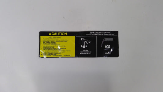 New OEM Genuine John Deere Label, Part # M71235