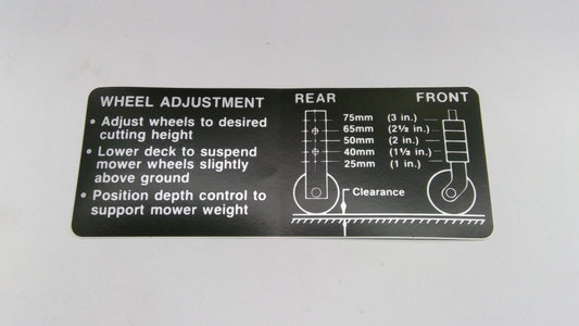 New OEM Genuine John Deere Label, Part # M77192