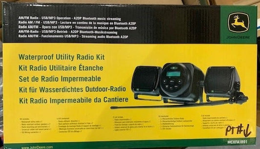 New OEM Genuine John Deere Radio, Part # MCXFA1891