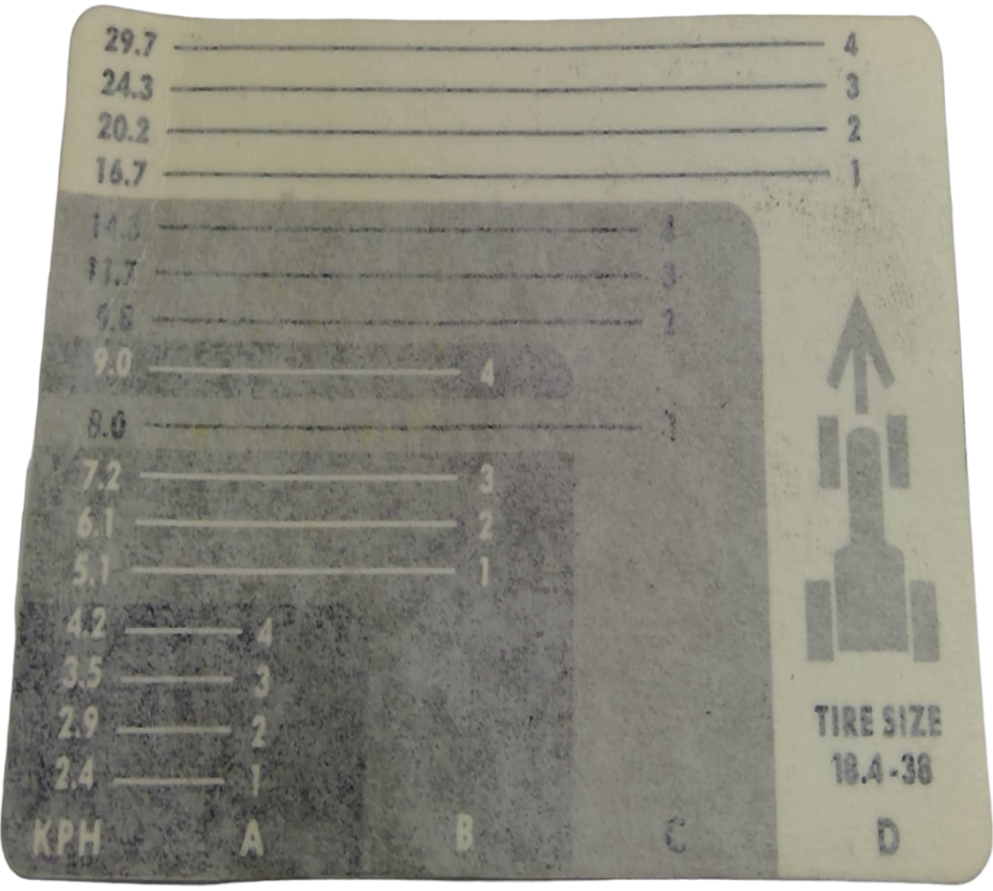 New OEM Genuine John Deere Label, Part # P65210