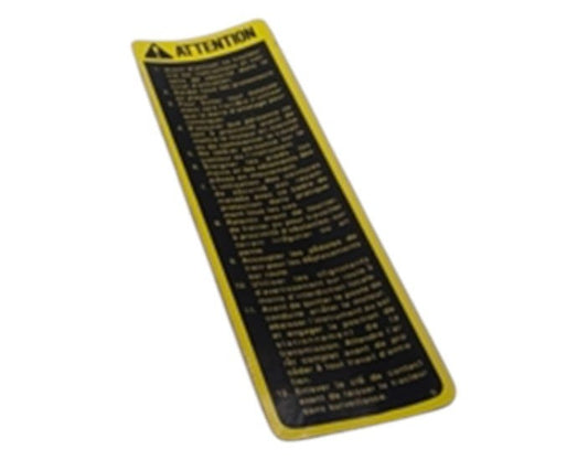 New OEM Genuine John Deere Label, Part # R70089
