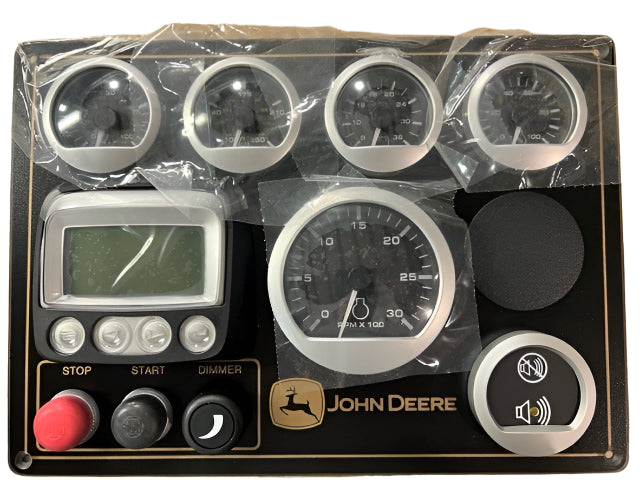 New OEM Genuine John Deere Instrument Panel, Part # RE555598