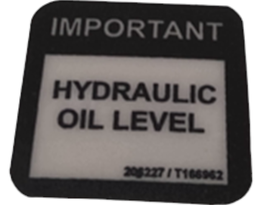 New OEM Genuine John Deere Label, Part # T166962