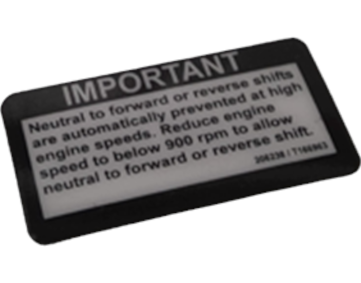 New OEM Genuine John Deere Label, Part # T166963