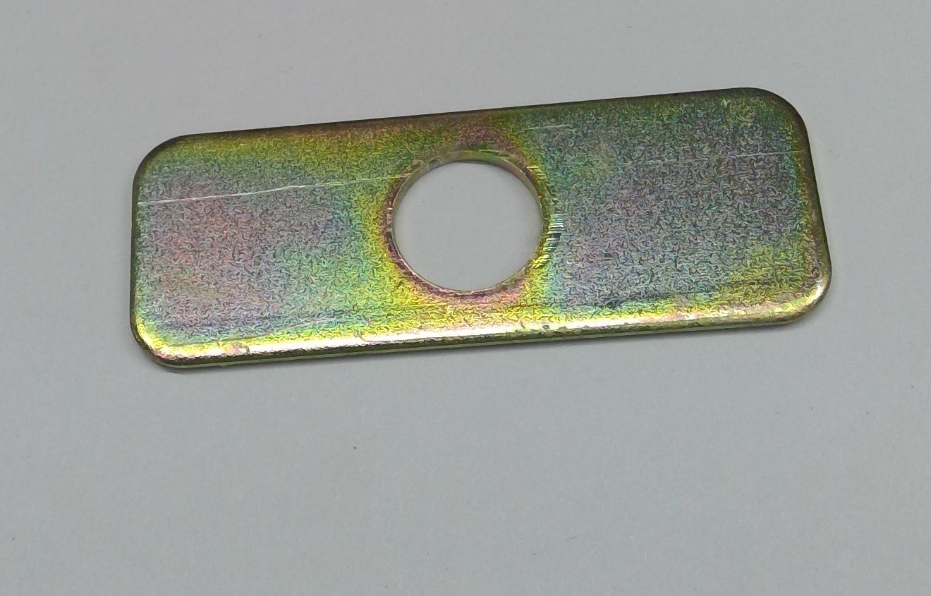 New OEM Genuine John Deere Plate, Part # TCU20157
