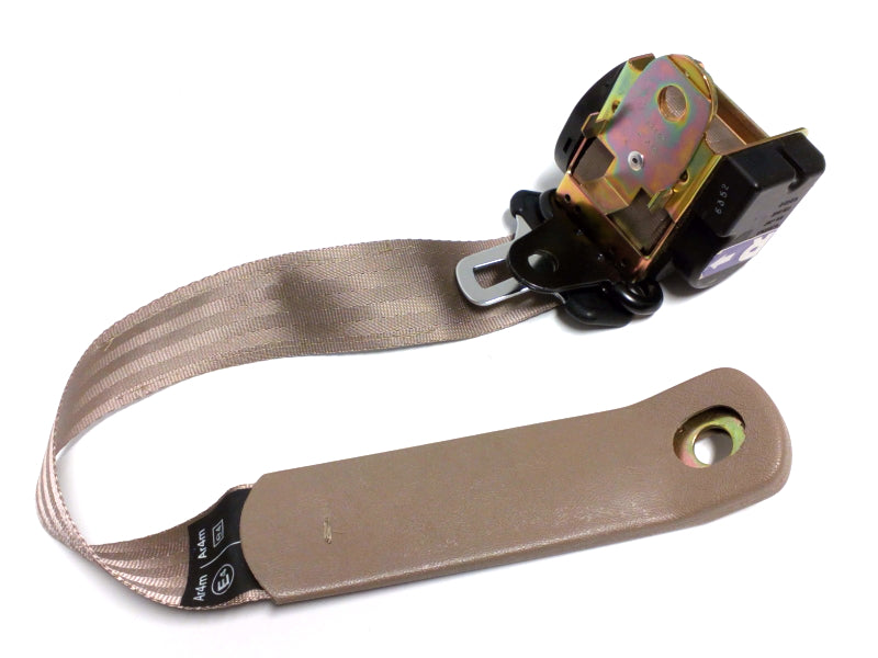 New OEM 1996-1997 Pontiac Firebird Convertible Front Passenger Seat Belt Neutral, Part # 10402764