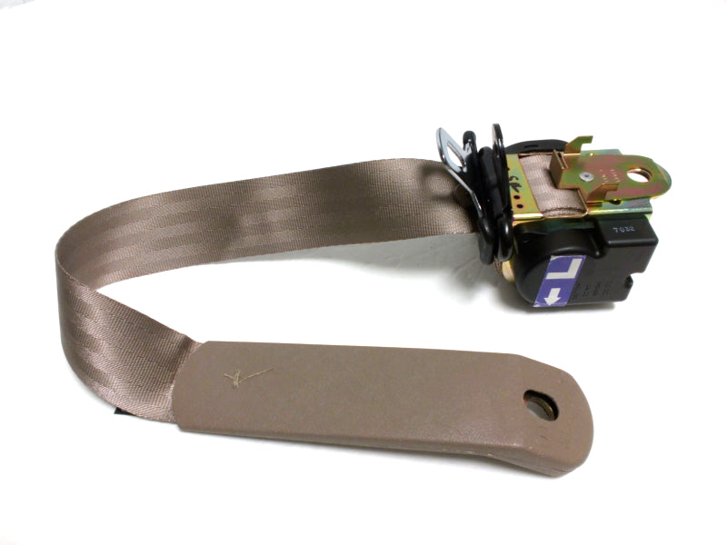 New OEM 1996-1997 Pontiac Firebird Convertible Front Driver Seat Belt Neutral, Part # 10402765