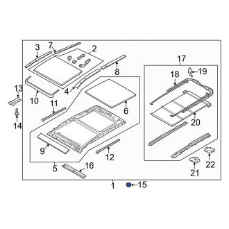 New OEM Genuine Suzuki, Rear Right Reflector Panel - Part # 3595065J01