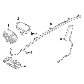 New OEM Genuine Suzuki, Left Fender Reinforcement Bar - Part # 5946250G00