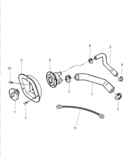 Clamp, Filler Tube