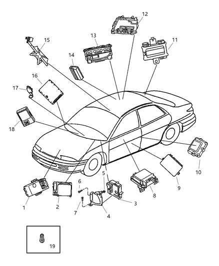 Bracket Transmission Control Unit