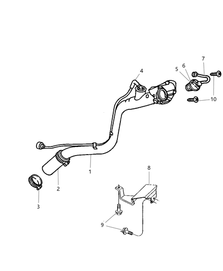 Retainer Spring To Fuel Filler