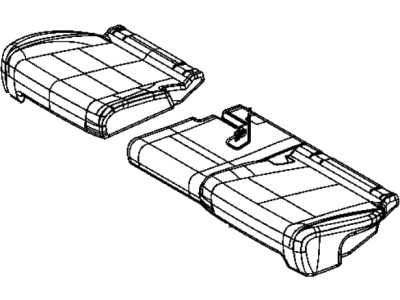 Cover Rear Seat Cushion 2Nd Row
