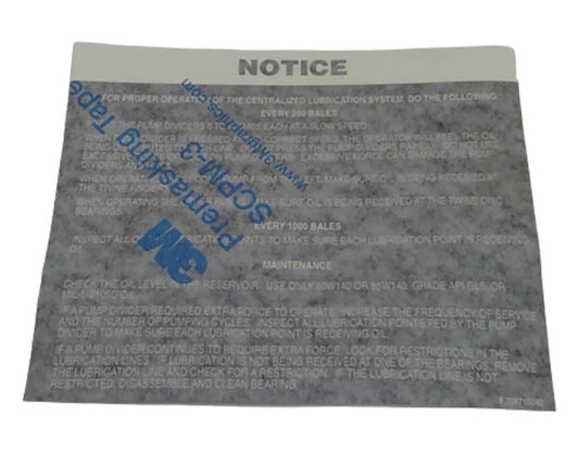New OEM Genuine AGCO  Decal, Part # 700710040
