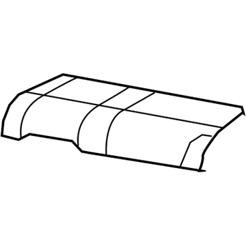 New 2009-2011 Fits Chrysler Liberty Rear Seat Cushion Cover Left - Part # 1NT361KAAA