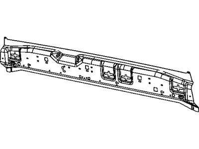 New 2009-2012 Fits Chrysler 1500 Reinfmnt-Cab Back - Part # 55112307AB