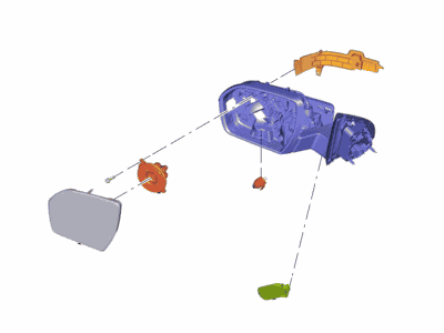 Mirror Assy - Rear View Outer