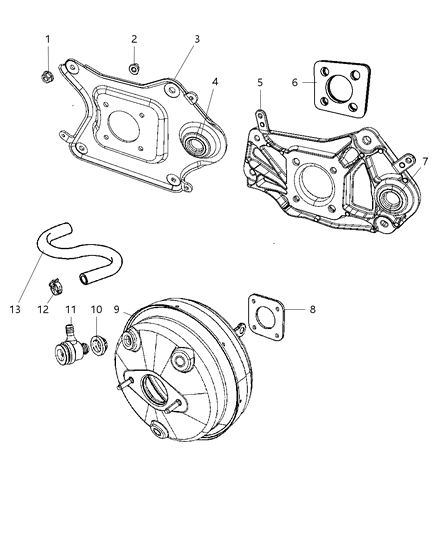 Bracket Brake Booster
