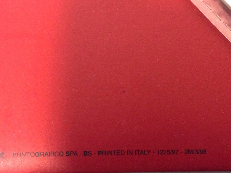 New OEM 1997 Ferrari 355F1 Press Release Information Kit – Cat. 1225/97