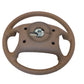 New OEM 1998-2000 Cadillac Deville Beige Leather Steering Wheel, Part # 12374360