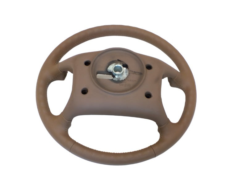 New OEM 1998-2000 Cadillac Deville Beige Leather Steering Wheel, Part # 12374360