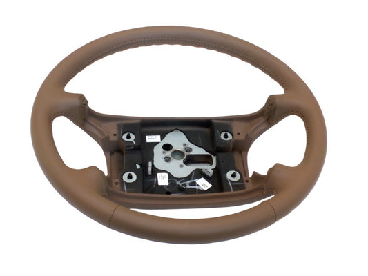 New OEM 1998-2000 Cadillac Deville Beige Leather Steering Wheel, Part # 12374360