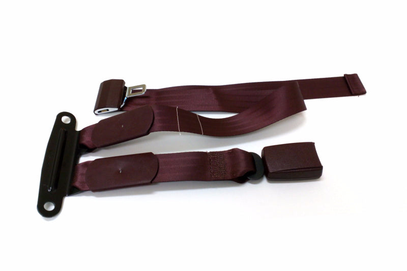 New OEM 1996 - 1999 Chevrolet, GMC C/K Truck Rear Seat Belt Kit Center Latch Side Dark Red, Part # 12384289