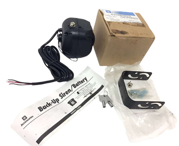 New OEM 1990-2025 GM Home Siren Vehicle Security W/Battery Backup, Part # 12495652