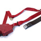 New OEM 1990-1992 Corvette Convertible Front Driver Left Flame Red Seat Belt, Part # 12518234