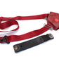 New OEM 1990-1992 Corvette Convertible Front Driver Left Flame Red Seat Belt, Part # 12518234