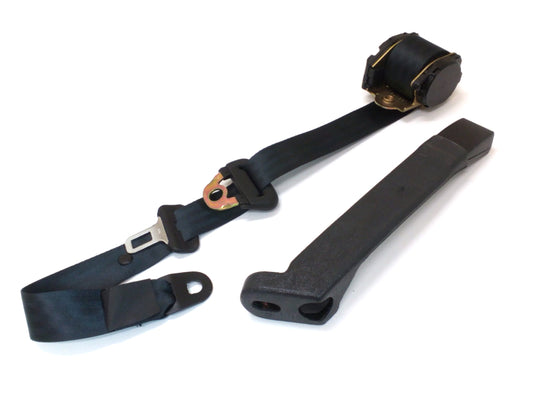 New OEM 1991-1994 Chevrolet, GMC S10 S15 Driver Left Front Black Seat Belt, Part # 12540987