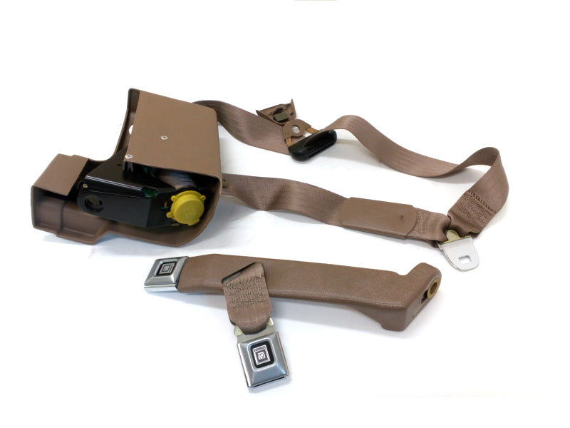 New OEM 1982 - 1990 GMC & Chevrolet Blazer Passenger Right Seat Belt  Light Beige, Part # 12542856