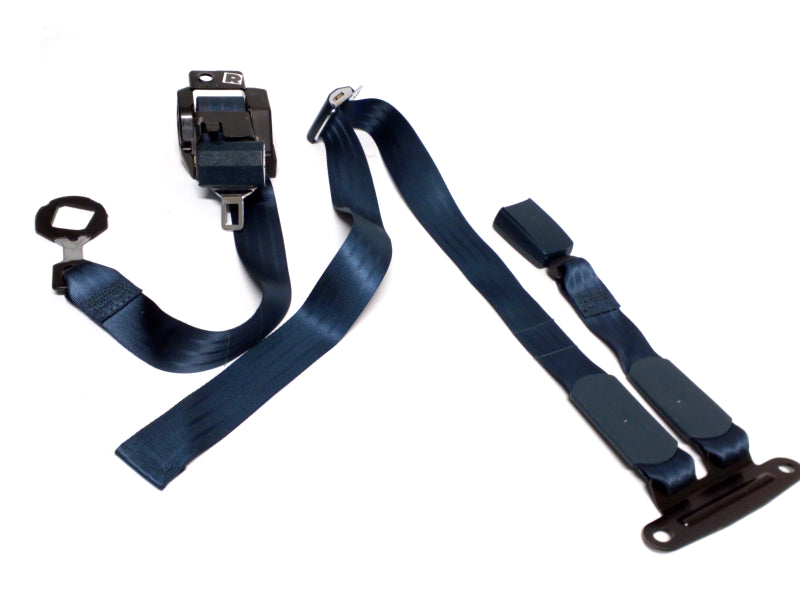 New OEM 1993-1994 Chevrolet GMC C/K Truck Passenger Right Rear Seat Belt Blue, Part # 12544528
