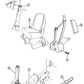Belt, Shoulder Tip Half Drivers Side