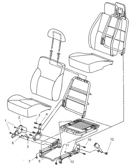 Adjuster Manual Seat