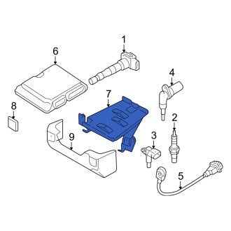 New OEM Genuine Audi, Engine Control Module - Part # 1K1906214C