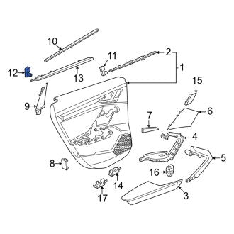 New OEM Genuine Audi, Rear Right Upper Courtesy Light - Part # 8Y0947355K