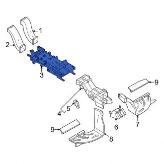 New OEM Genuine Audi, HVAC Duct Adapter - Part # 9J1815171L