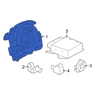 New OEM Genuine Audi, Air Bag Clockspring - Part # 5Q0953549D