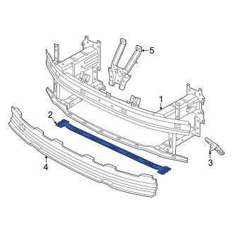 New OEM Genuine Audi, Front Bumper Cover Support Rail - Part # 10A807189