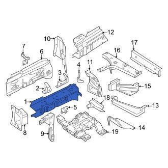 New OEM Genuine Audi, Frame Side Member - Part # 1EA804148A