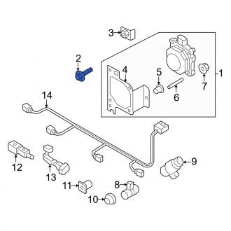 New OEM Genuine Audi, Cruise Control Distance Sensor Bolt - Part # WHT000400A