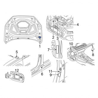 New OEM Genuine Audi, Emission Label - Part # 8Y0010504G