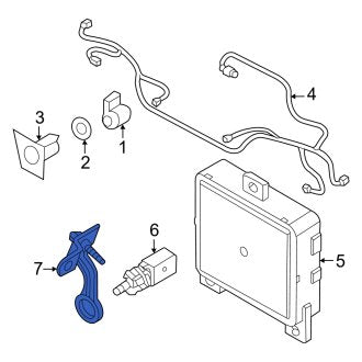 New OEM Genuine Audi, Ambient Air Temperature Sensor Bracket - Part # 8K0820536E