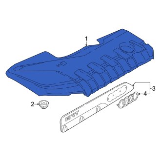 New OEM Genuine Audi, Engine Cover - Part # 07K103925G