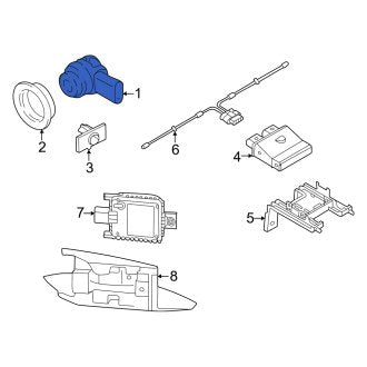 New OEM Genuine Audi, Rear Inner Parking Aid Sensor - Part # 5WA919275CGRU