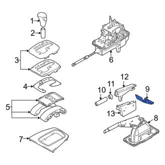 New OEM Genuine Audi, Parking Brake Cable Guide - Part # 8E0711777A