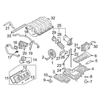 New OEM Genuine Audi, PCV Valve Hose - Part # WHT001677