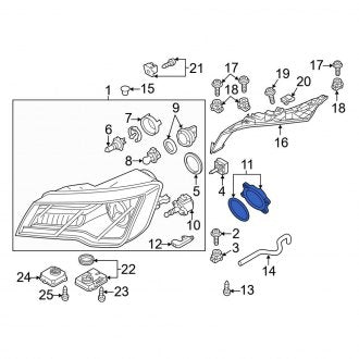 New OEM Genuine Audi, Headlight Restoration Kit - Part # 4G8998121